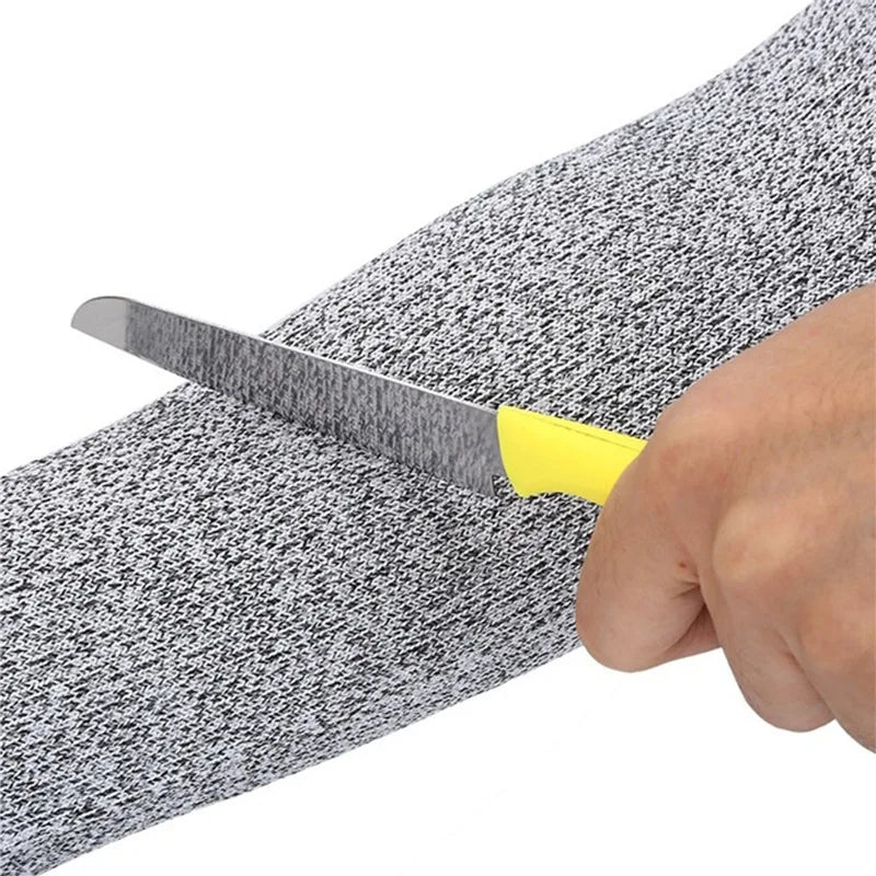 Level 5 HPPE Cut-Resistant Arm Sleeve – Anti-Puncture Work Protection Cover for Safety & Industrial Use
