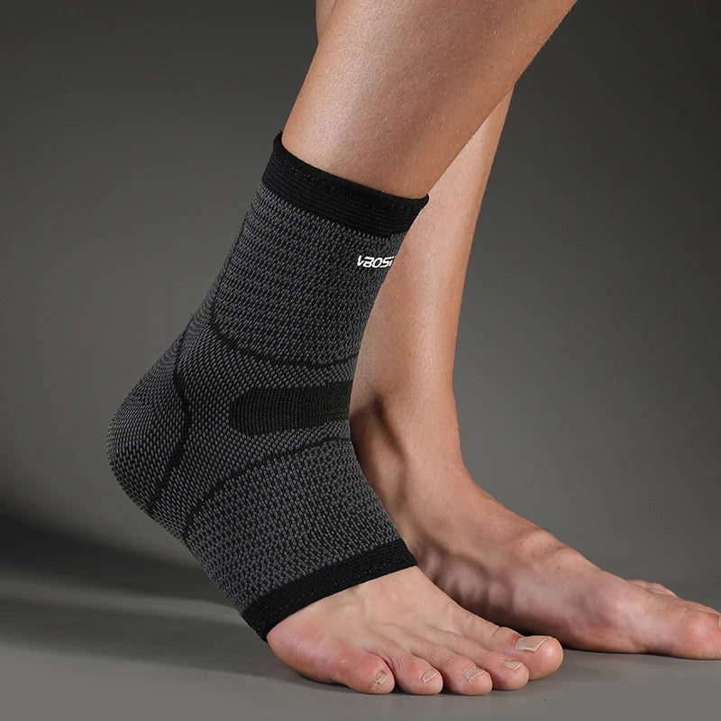 Elastic Adjustable Ankle Foot Support Brace – Men & Women Sports Safety Gym Ankle Guard