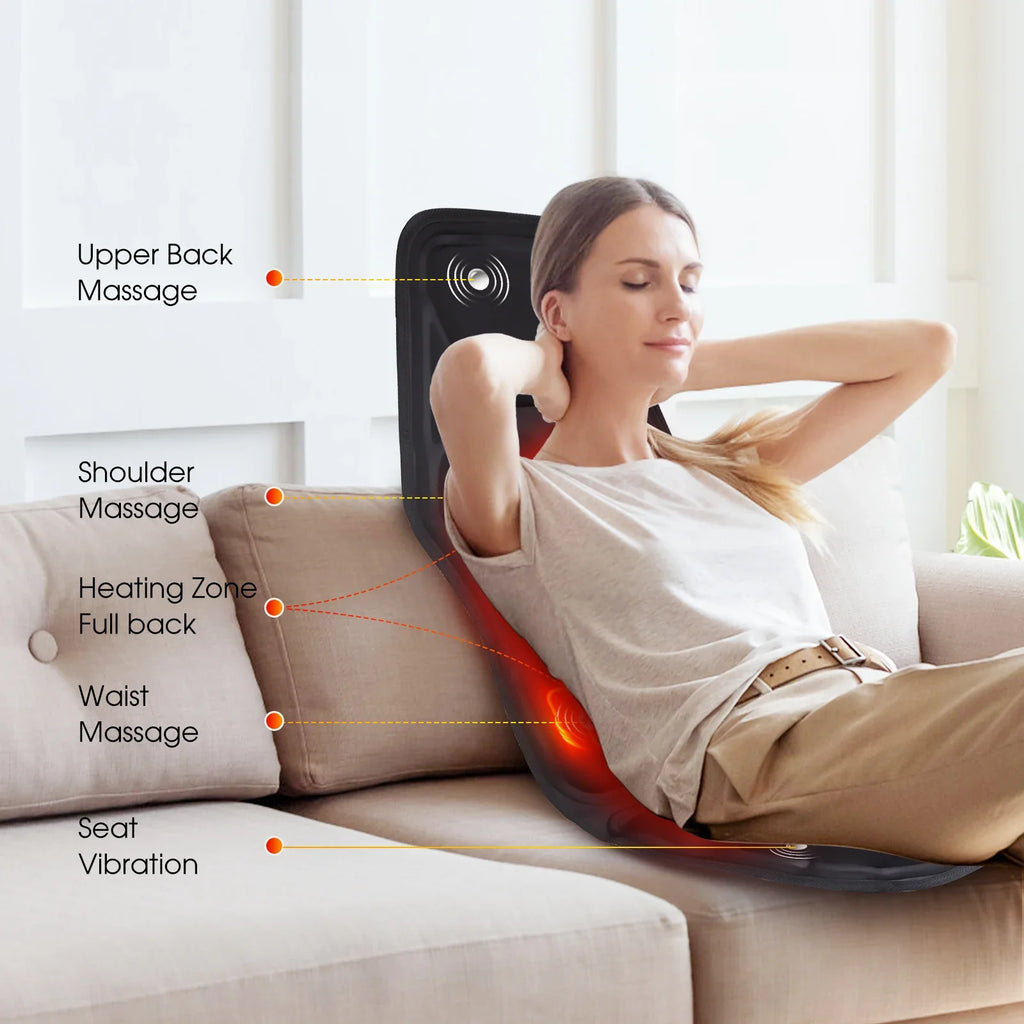 Infrared Massage Chair Cushion – Heating Vibration Mat