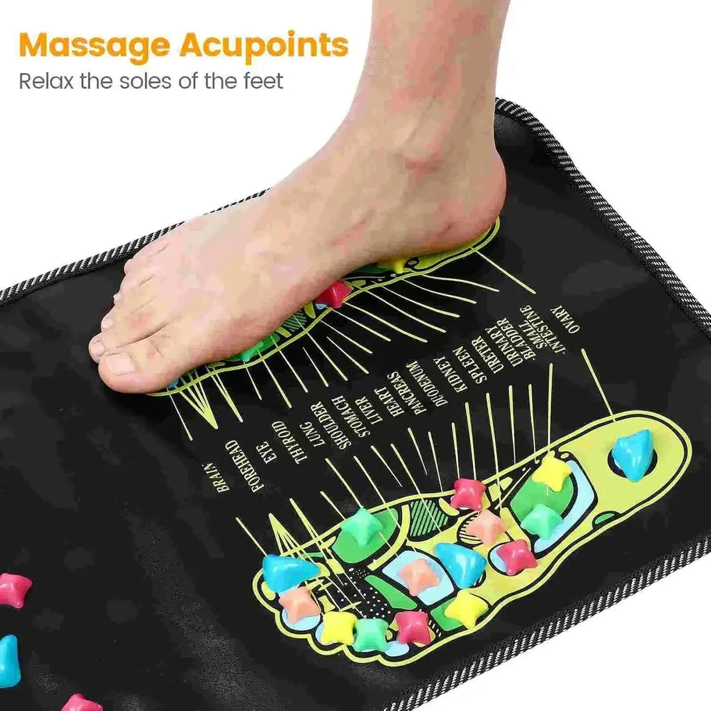 Acupressure Foot Reflexology Massage Pad – Health Care Walking Pressure Pad for Foot Massager