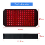 Red & Infrared Light Therapy Belt – 120 LEDs, 660nm & 850nm for Pain Relief