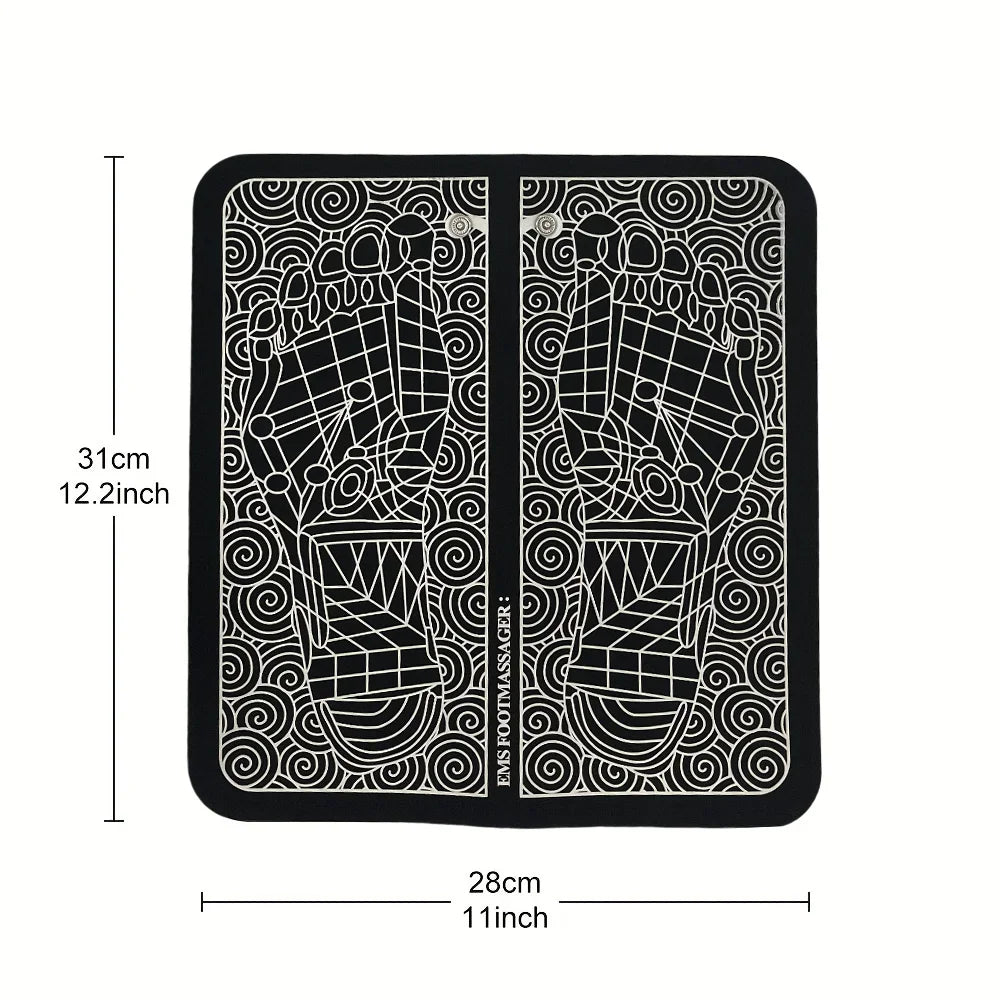 Electric USB Foot Massage Mat – 8 Modes 19 Levels Acupoint Massage for Blood Circulation & Relaxation