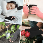 GOMOREON 1Pair Arthritis Gloves Women Men, Carpal Tunnel, Rheumatiod, Tendonitis, Fingerless Hand Thumb Compression Gloves