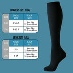 6 Pairs Solid Color Compression Socks Nurse Compression Socks Black Skin Color