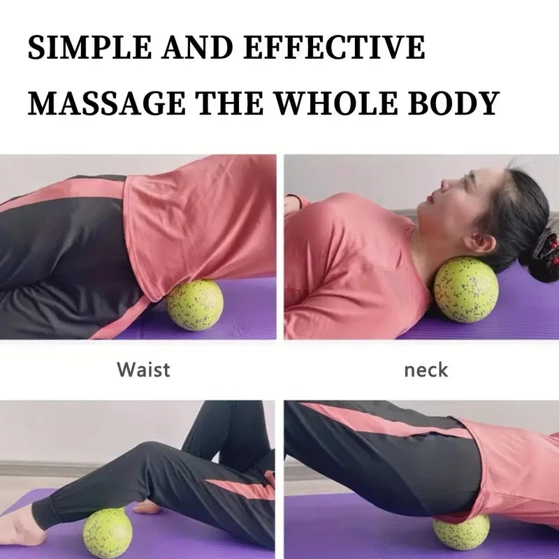 High-Density Peanut Massage Ball – Double Mobility Roller for Deep Tissue & Spine