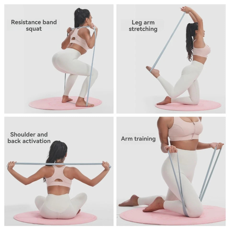 AOLIKES 1PCS Resistance Bands for Working Out, Exercise Bands, Workout Bands, Pull Up Assistance Bands, Long Heavy Stretch Bands