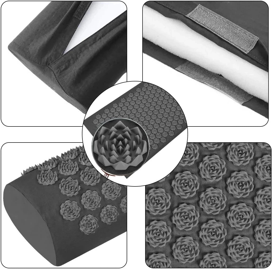 Acupressure Yoga Mat – Kuznetsov’s Applicator Spike Cushion for Body, Neck, Foot & Pilates Massage