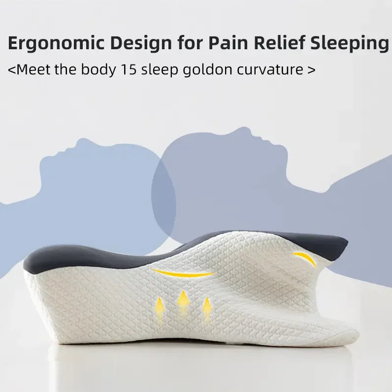 Butterfly Shape Memory Foam Cervical Pillow – Slow Rebound Orthopedic Neck Support Pillow