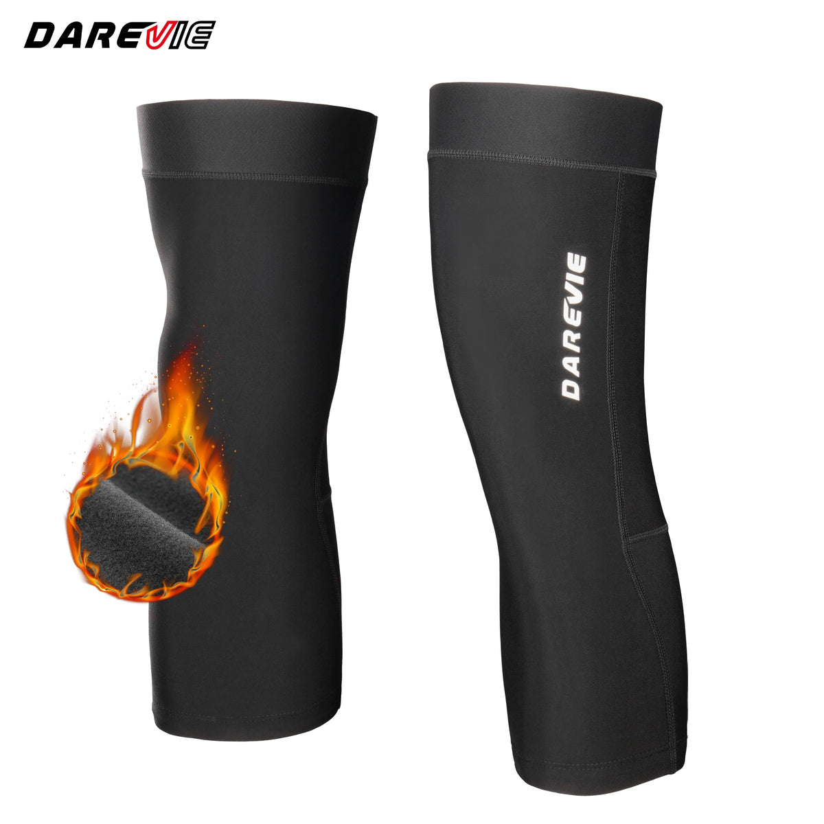 DAREVE Thermal Cycling Leg Warmers – Anti-Slip Anti-UV Moisture-Wicking Quick-Dry Leggings for Men