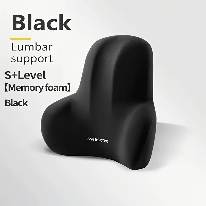 HEALTENCE Memory Foam Lumbar Cushion – Multifunctional Back Support