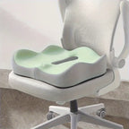 HEALTENCE 3-Zone Memory Foam Lumbar Cushion – Ergonomic Posture Support