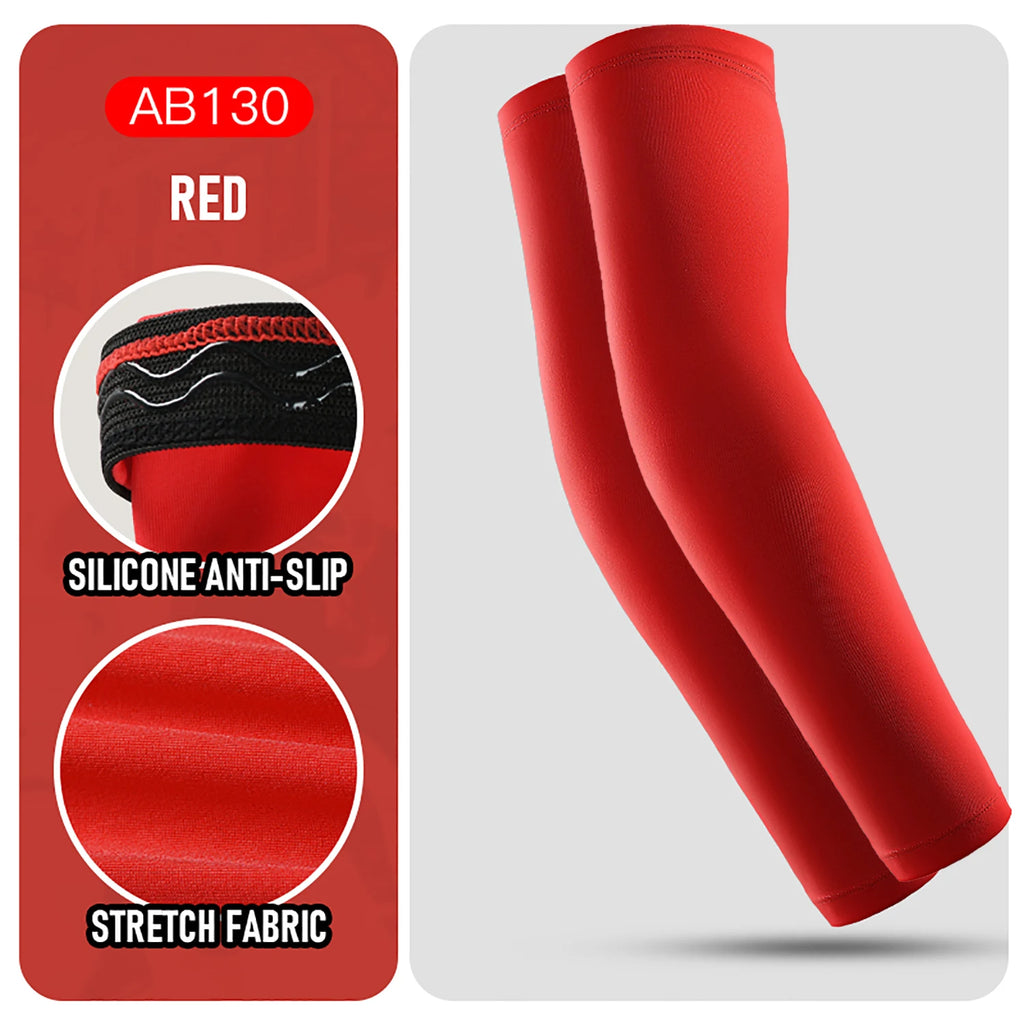 1/2 Pieces Sports Elbow Support Sleeve Arm Joint Protector Breathbable Elbow Pads Cycling Running Basketball Arm Guard