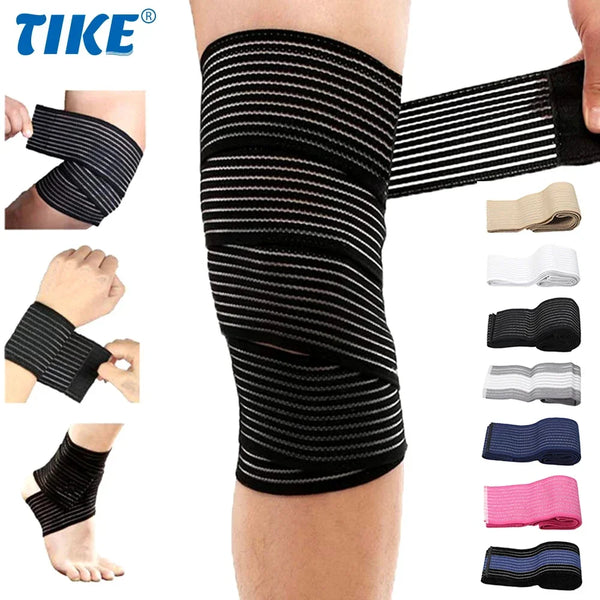 Elastic Breathable Sports Compression Wrap – Multi-Joint Bandage Strap