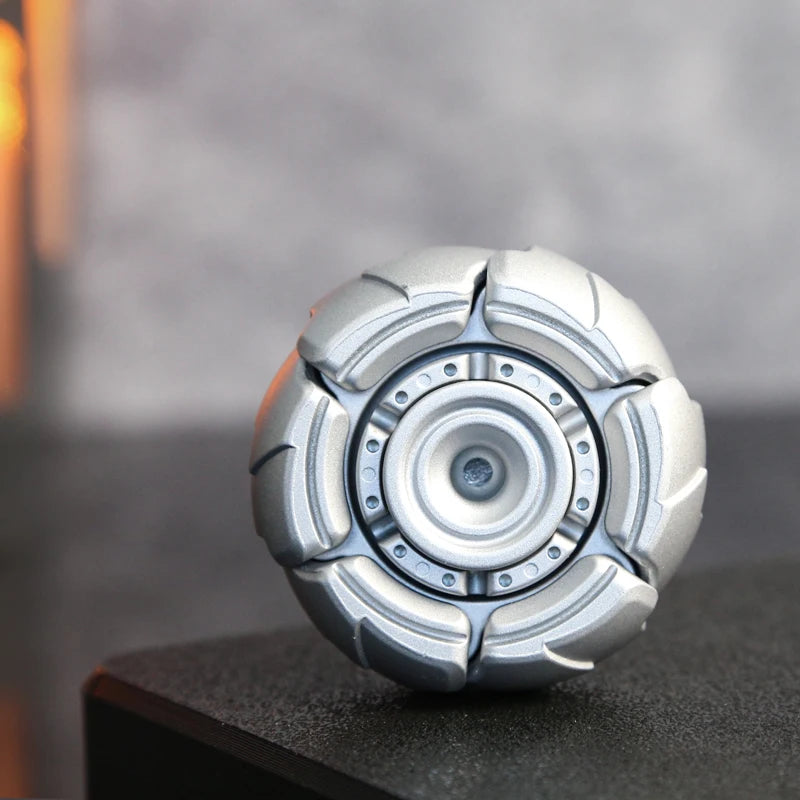 CNC Fingertip Gyro Fidget Spinner – Opening & Closing Stress Relief Toy for Adults