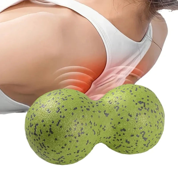 High-Density Peanut Massage Ball – Double Mobility Roller for Deep Tissue & Spine