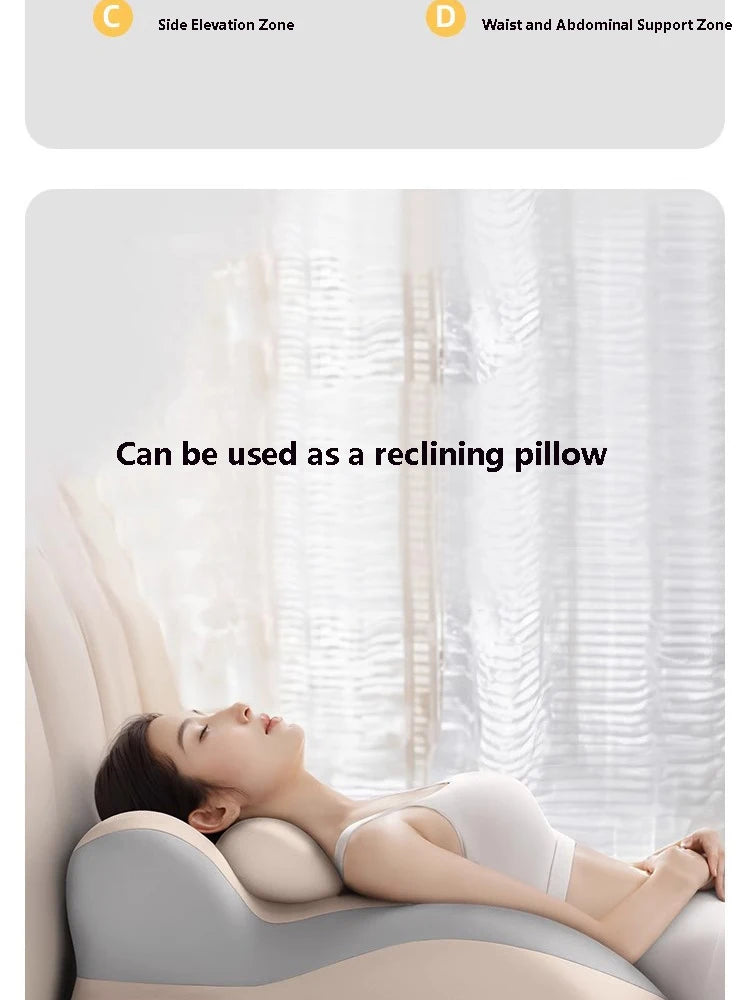 Wedge Memory Foam Pillow – Ergonomic Neck & Back Support