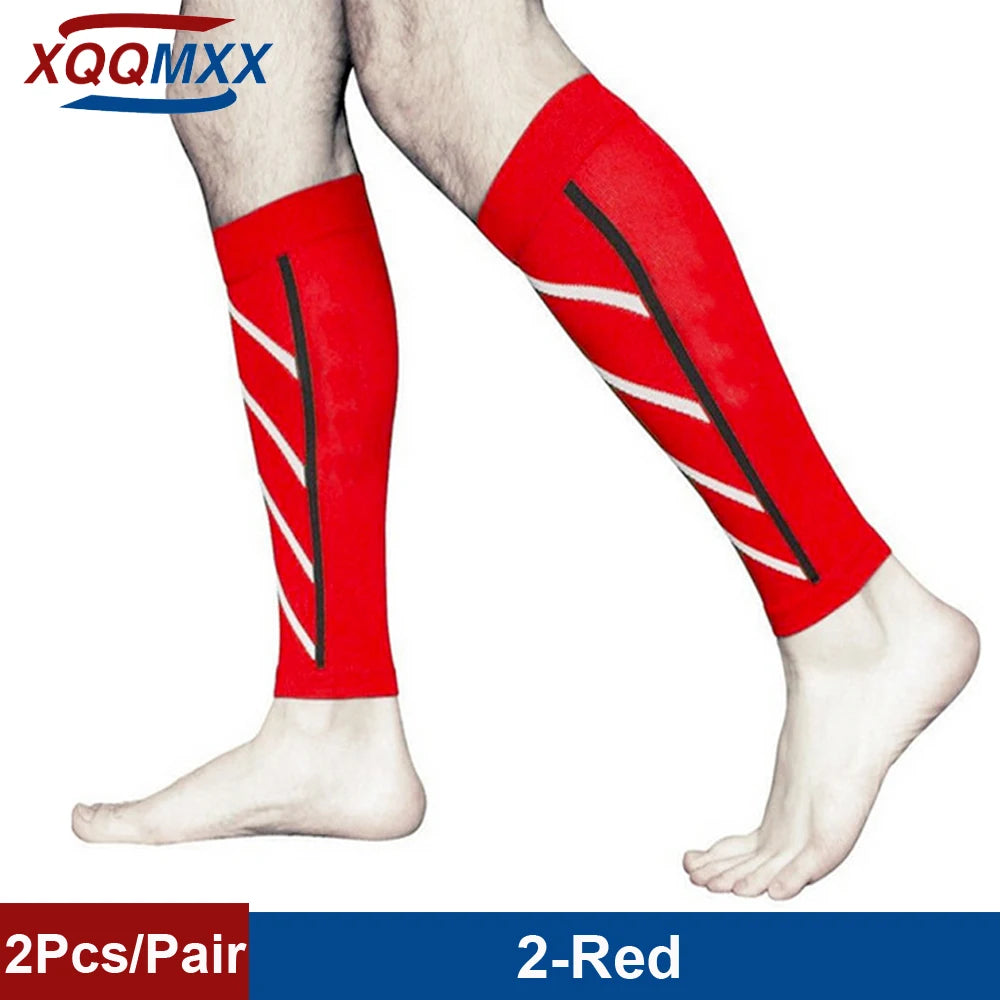1Pair Sport Compression Calf Sleeves for Men & Women (20-30mmhg) - Footless Compression Socks for Shin Splints Running Cycling