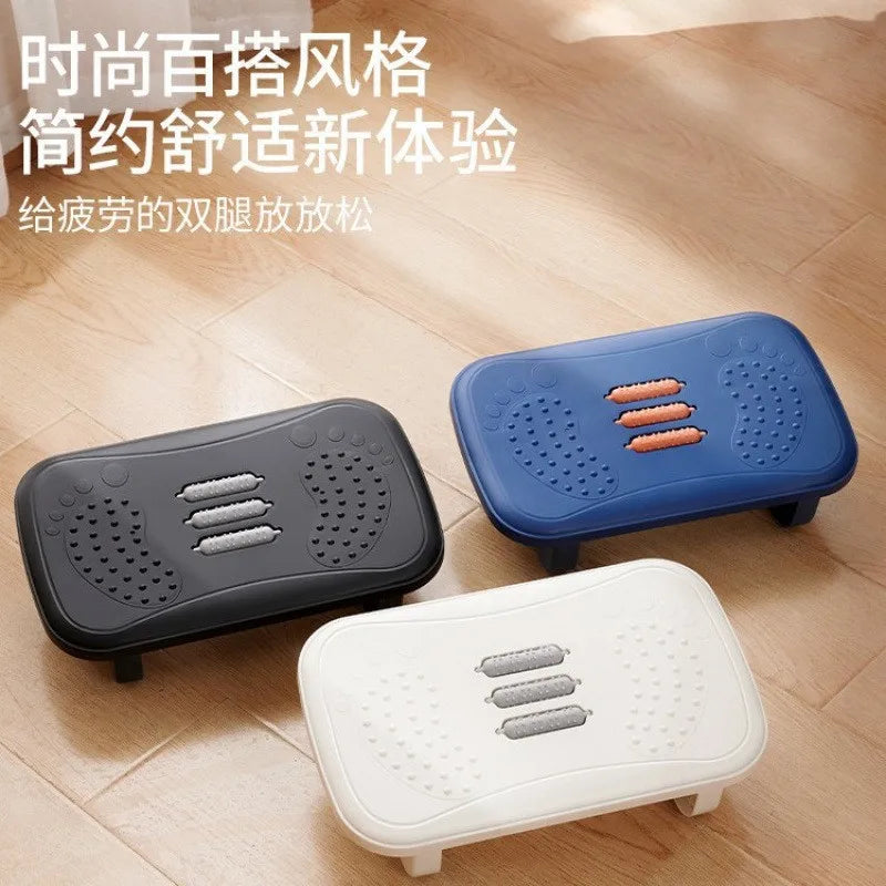 Rocking Under Desk Footrest – Ergonomic Rocker Balance Board Foot Stool for Home & Office