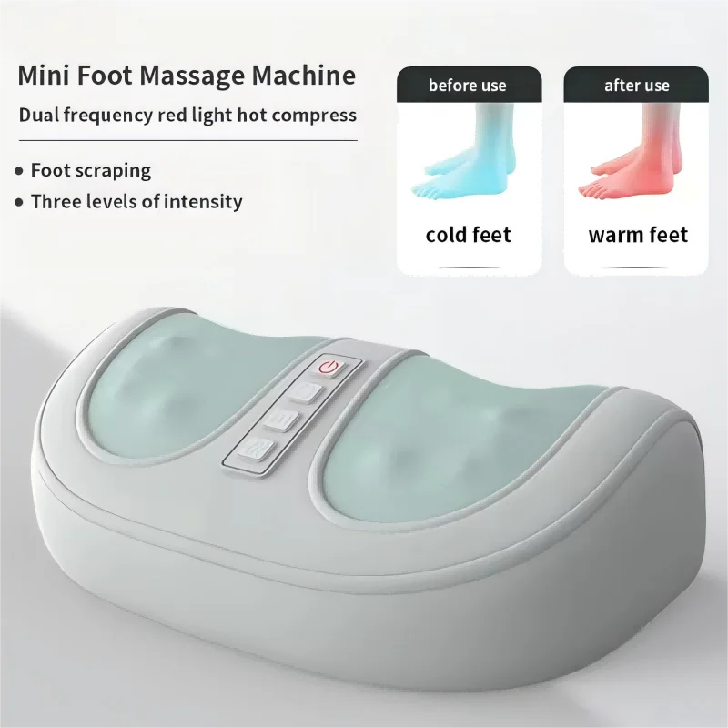 Electric Foot Massager with Heat – Kneading Plantar Fasciitis Treatment for Foot & Calf | Gift for Parents