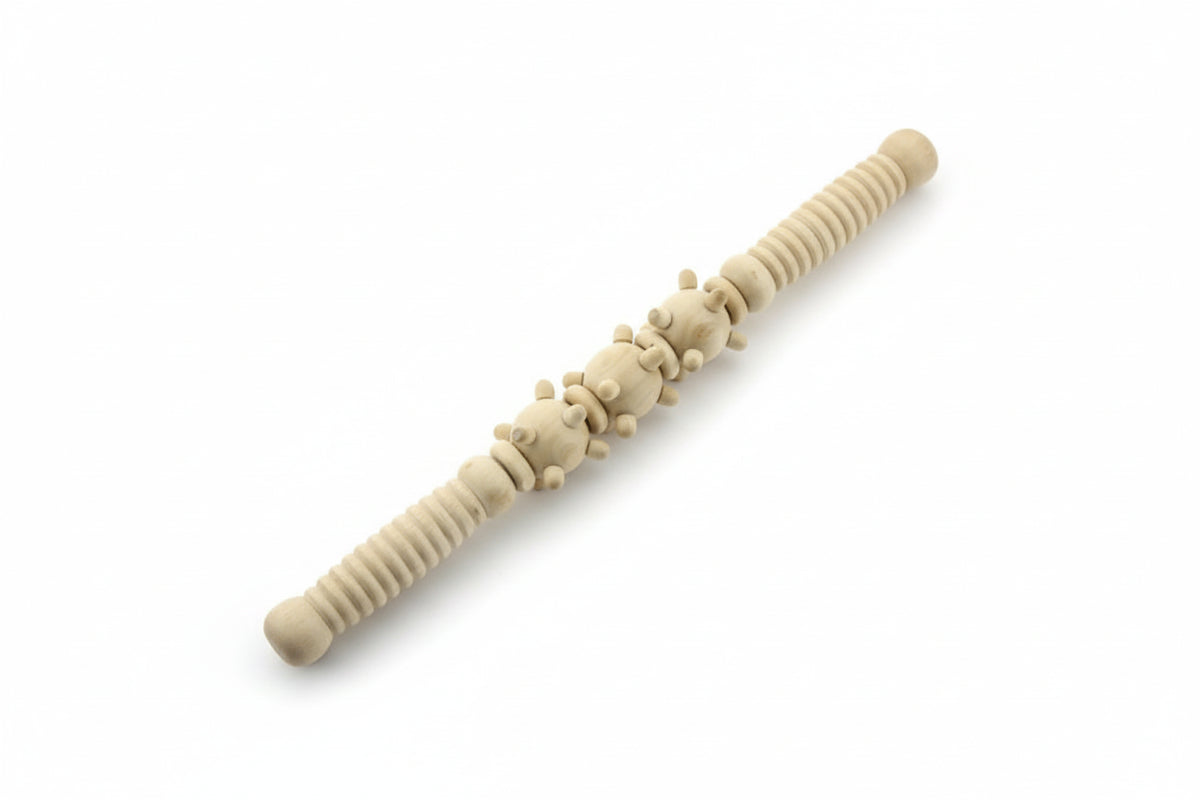 Acupressure Massage Roller Stick – 33cm Myofascial Release Tool for Back & Neck Relief