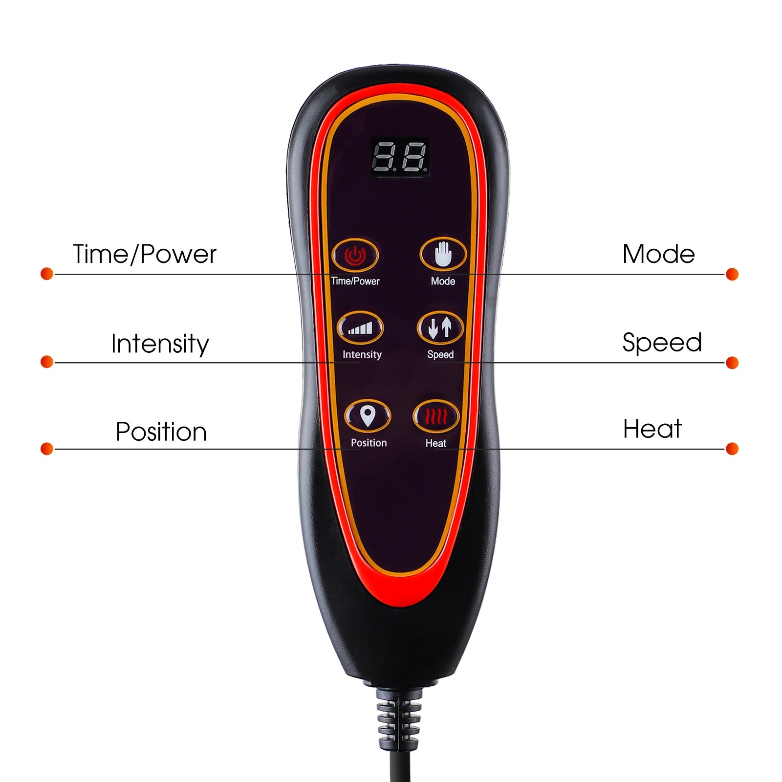 Infrared Massage Chair Cushion – Heating Vibration Mat