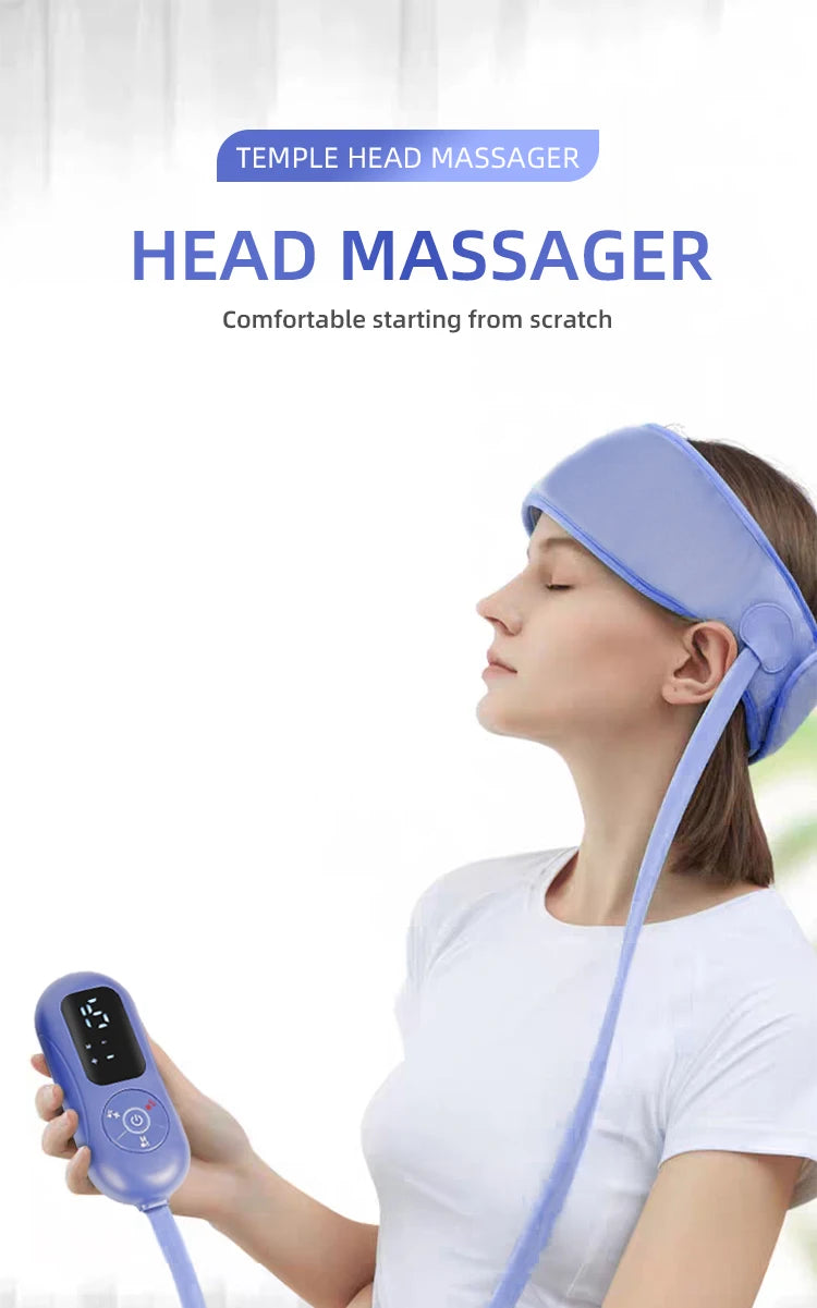 Electric Sleep Aid Air Compression Head Massager