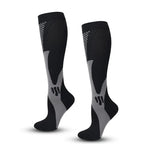 Multi-Color Compression Socks – Daily Cycling & Soccer Sports Socks to Prevent Varicose Veins (Men & Women)