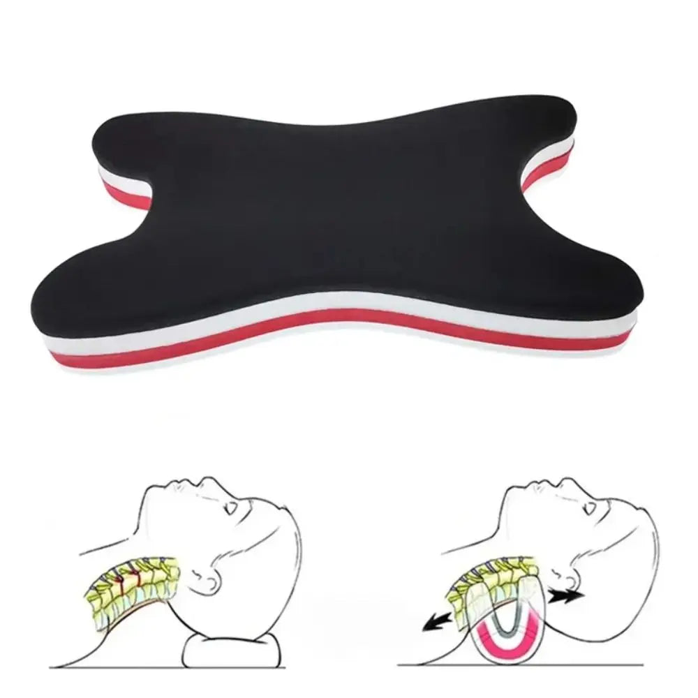 Cervical Traction Pillow – Orthopedic Neck Stretcher for Home Pain Relief