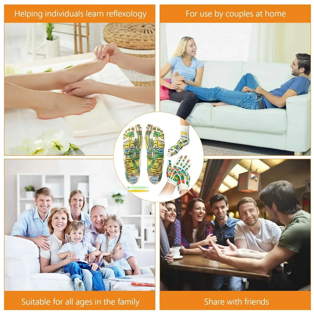 Reflexology Socks & Gloves – Acupressure Foot & Hand Relief