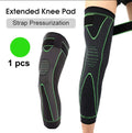 Non-Slip Elastic Long Leg Sleeve Knee Pads – Pressurized Running & Sports Warm Leg Protection