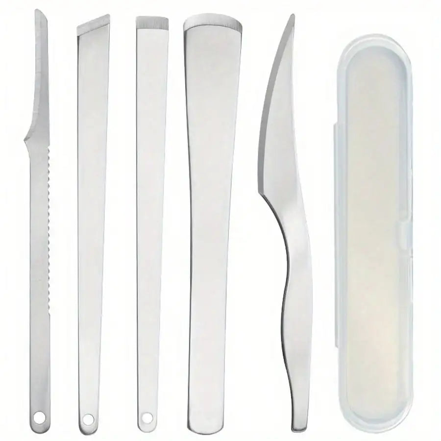 4/5/6pcs Stainless Steel Ingrown Toenail Set, Pedicure Foot Care Kit For Hard Skin Callus Removal, Pedicure Callus Shaver Tools