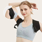 Back Brace Posture Corrector Belt – Breathable Elastic Lumbar & Shoulder Support for Spine & Posture Correction