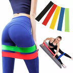 TPE Yoga Resistance Bands – Colorful Elastic Bands for Home Fitness, Pilates & Strength Training