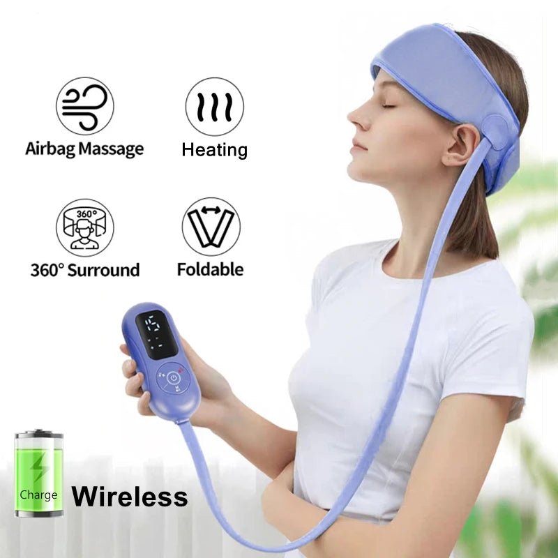 Electric Sleep Aid Air Compression Head Massager