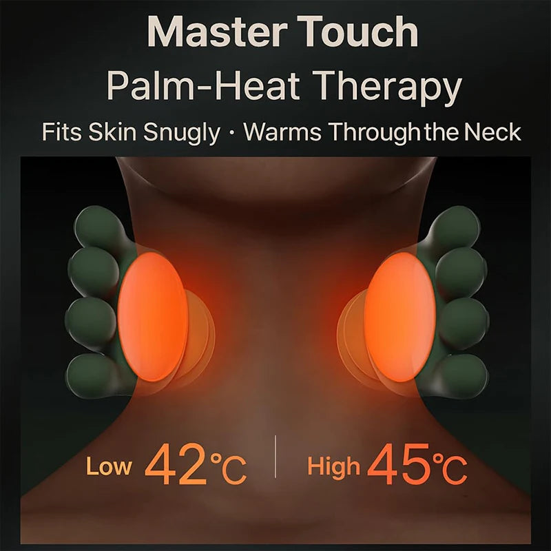 Bionic Neck Shoulder Massager N7 Kneading Massager Shawl 3-Level Modes Neck Cervical Waist Leg Body Muscles Massage Pillow