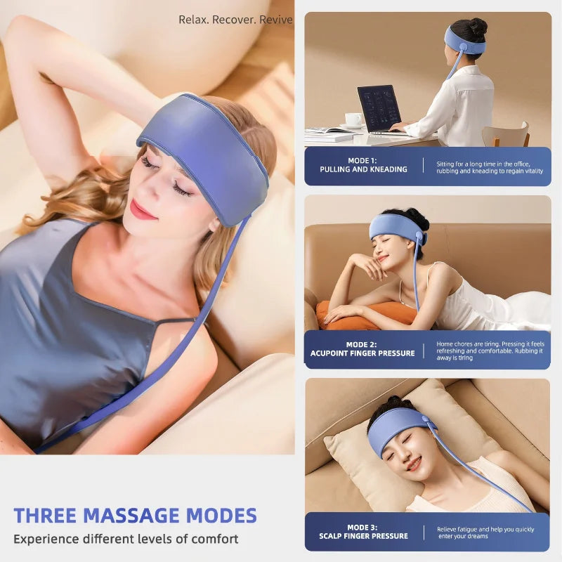 Electric Sleep Aid Air Compression Head Massager