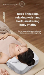 HEALTENCE Electric Shiatsu Neck Massage Pillow – Hot Compress Massager