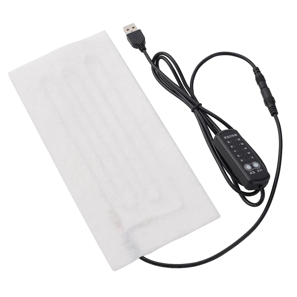 1set USB Clothes Heater Pad with DC connector Clothes Heating Mat For Neck Lumbar Abdomen Warming Winter Heat Mat