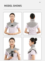 HEALTENCE Electric Heating Shoulder & Neck Pad – 3-Gear Thermal Vibration Massager