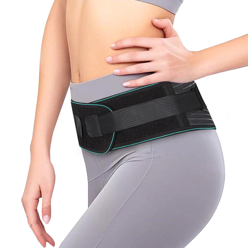 Back Brace for Lower Back Pain Relief, Adjustable Lumbar Support Belt, Improves Posture During Workouts, Sciatica,Herniated Disc