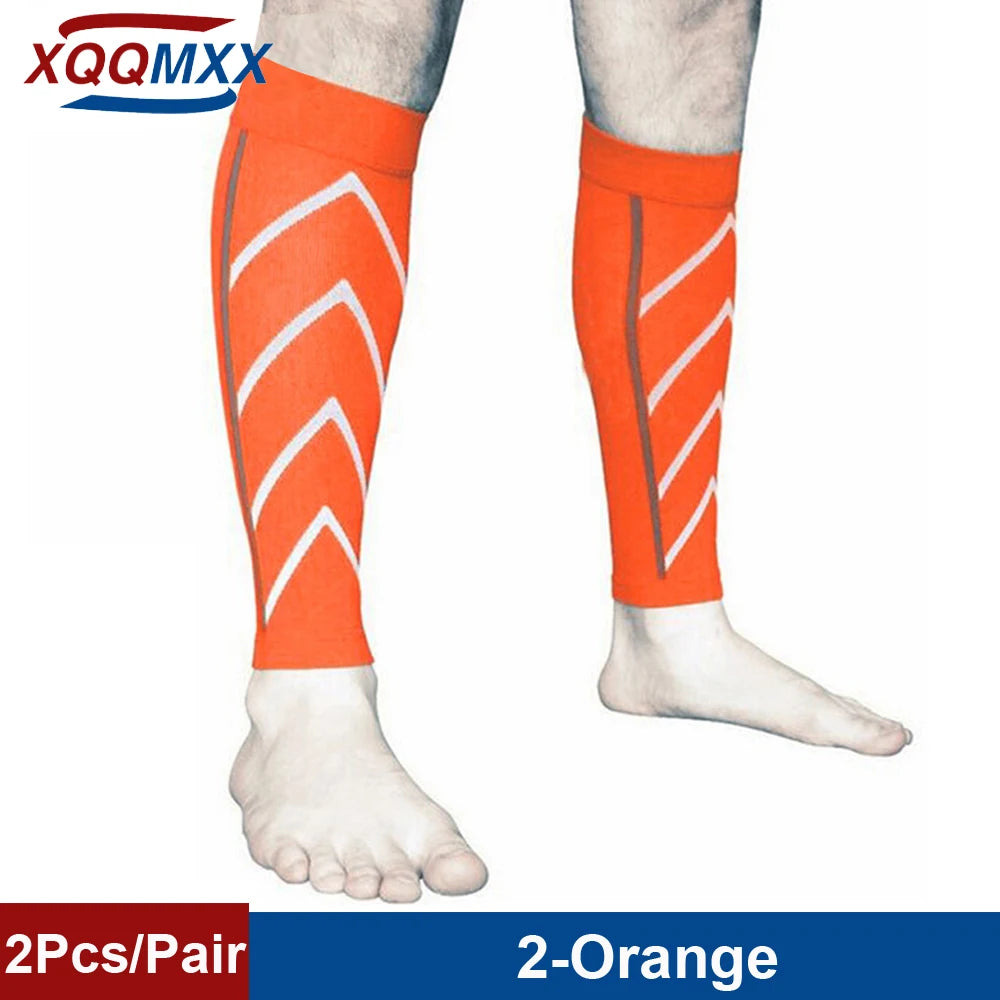 1Pair Sport Compression Calf Sleeves for Men & Women (20-30mmhg) - Footless Compression Socks for Shin Splints Running Cycling