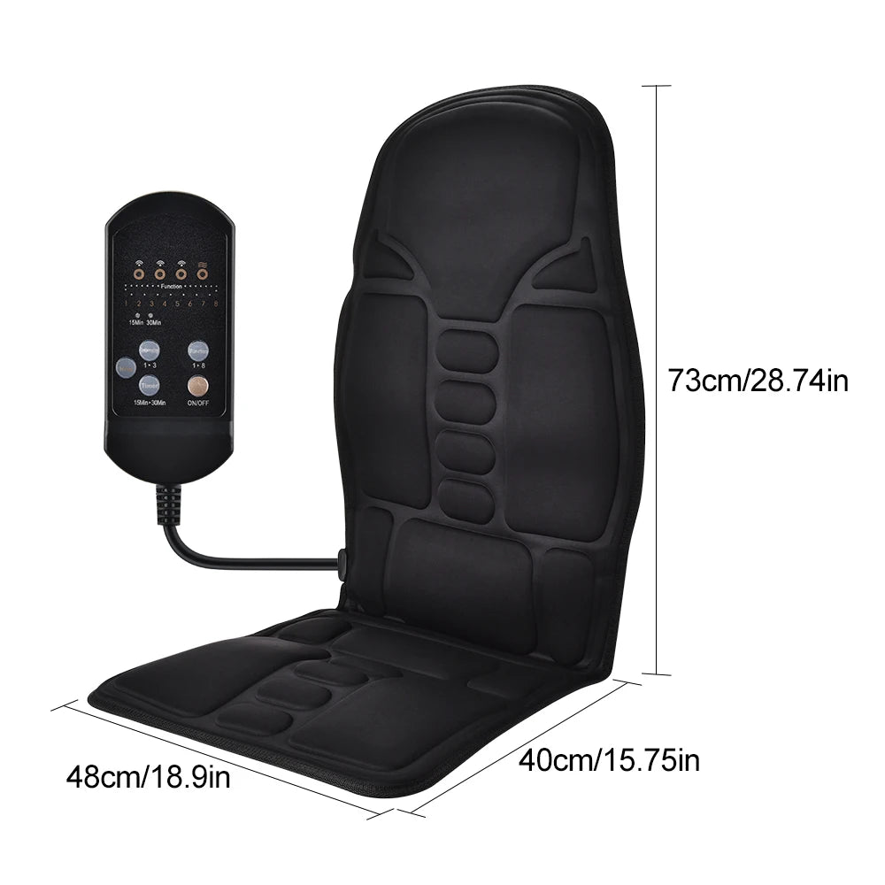 Infrared Massage Chair Cushion – Heating Vibration Mat