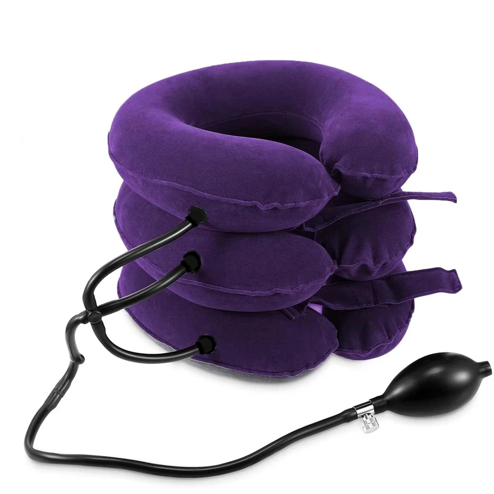 Inflatable Cervical Traction Device – Neck Decompression Stretcher
