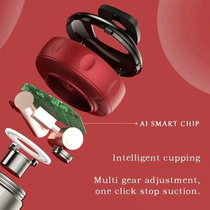 Plug-In Heating Cupping Massage Device – Back, Neck & Arm Scraping & Cupping Therapy