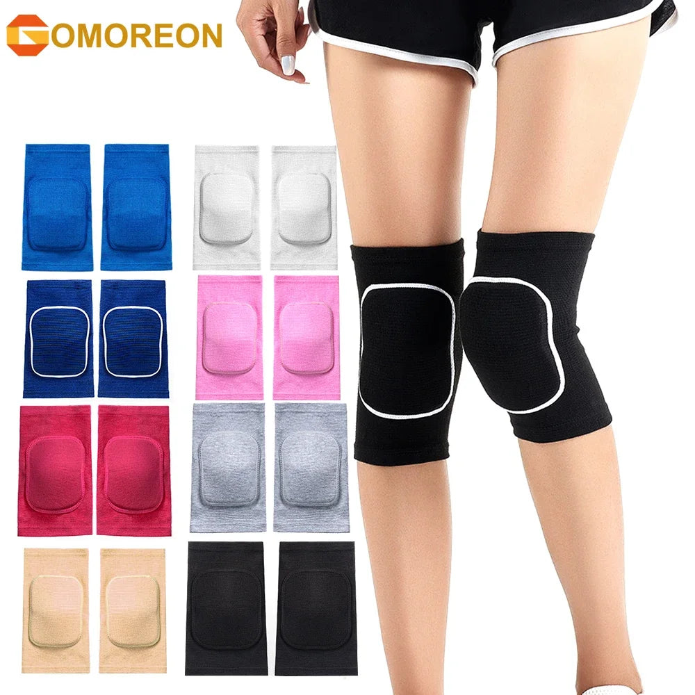 Sports Knee Pads for MPadded Sports Knee Pads – Elastic Compression Knee Cushion for Dance, Volleyball & Yogaen, Women & Kids – Protective Knee Brace for Dance, Yoga, Volleyball, Football, Running & Tennis