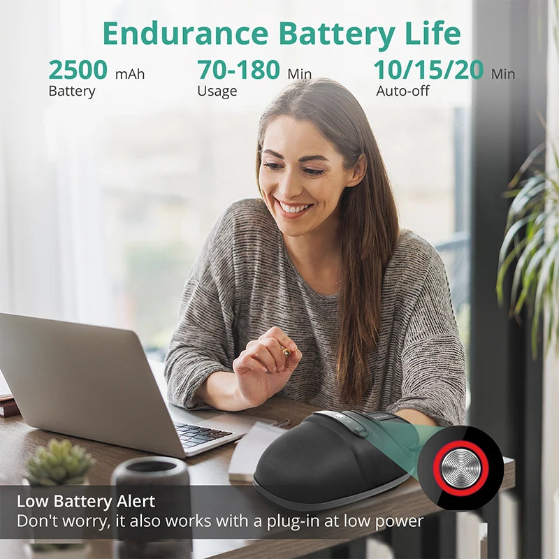 Wireless Hand Massager – Air Compression & Hot Compress Acupoint Relief
