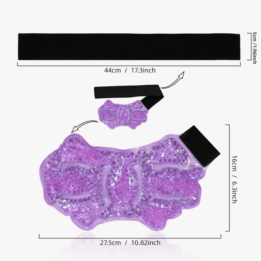 Ankle/Sport Foot Ice Compress Wrap Ankle Hot Cold Gel Bead Ice Pack for Ankle Foot Hand Care Massager Ankle Support Ankle Pad