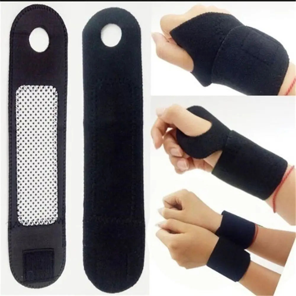 Tourmaline Self-Heating Wrist Brace – Far Infrared & Magnetic Therapy