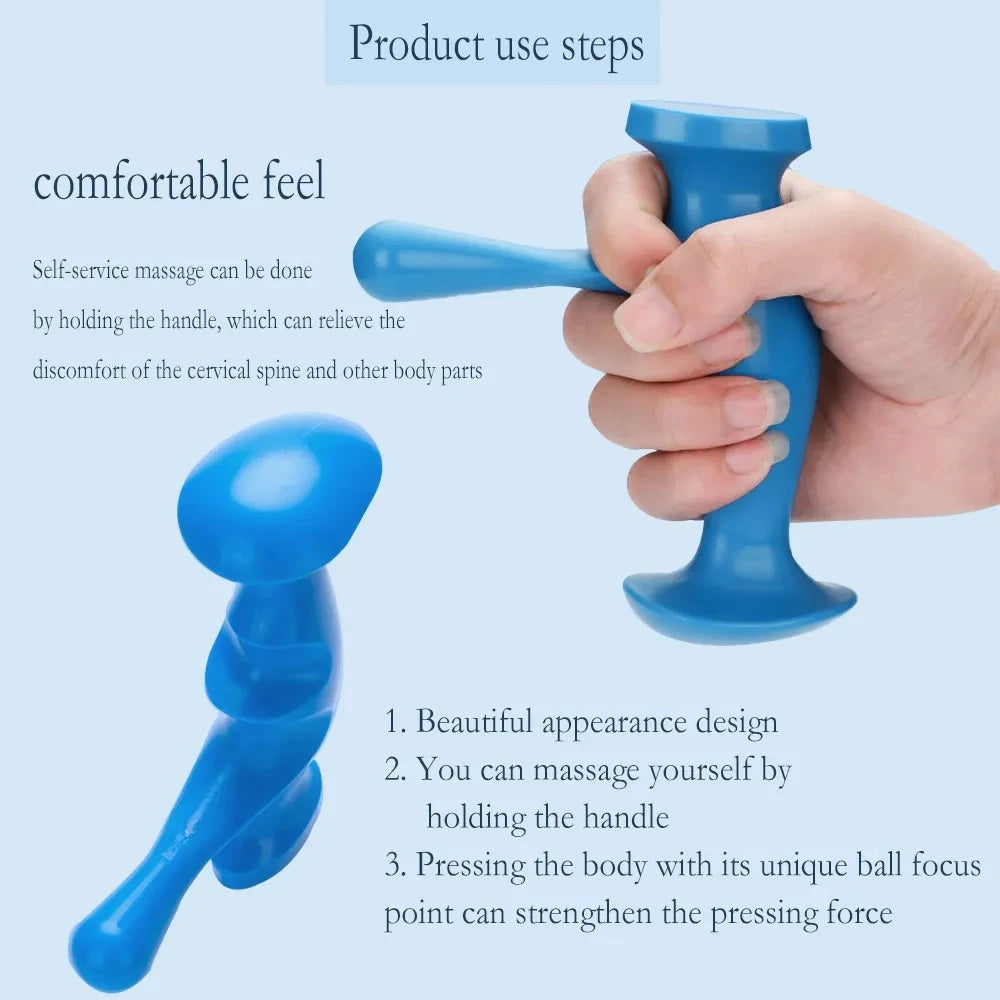 T-Shaped Acupoint Massager – Thumb & Trigger Point Handheld Tool for Deep Tissue Relief