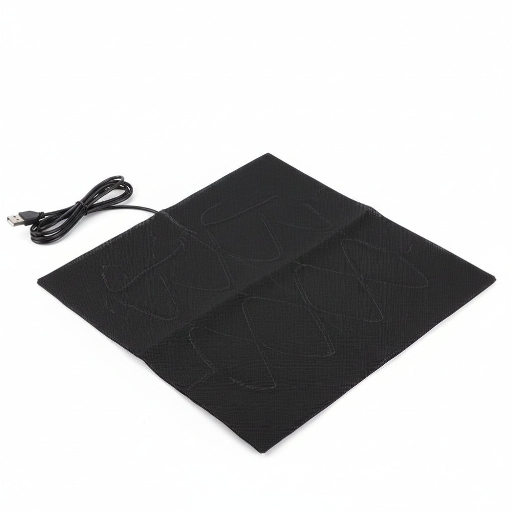 5V USB Carbon Fiber Heating Pad – Fast-Heating Hand Warmer for Mouse Pad, Shoes & Gloves